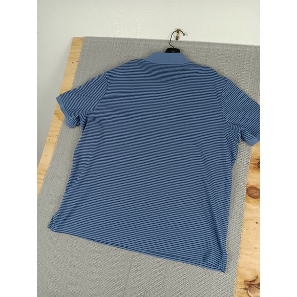 Polo Ralph Lauren Polo Shirt Mens XXL Blue Striped Classic Fit Summer Preppy - Picture 7 of 11